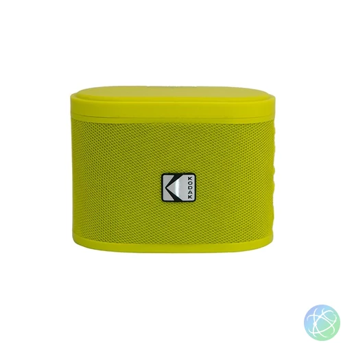 KODAK Soundbrix hordozható hangfal, összekapcsolható, moduláris, sárga