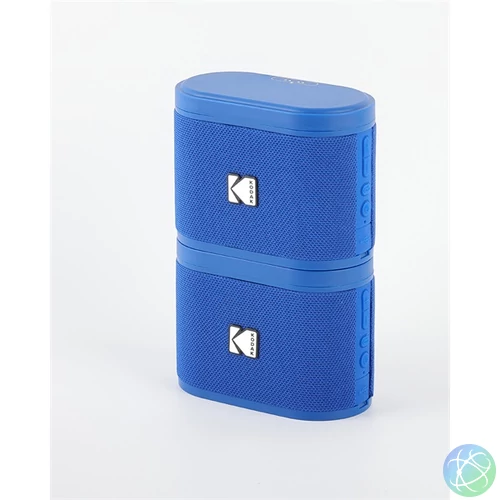 KODAK Soundbrix hordozható hangfal, összekapcsolható, moduláris, 2db, kék