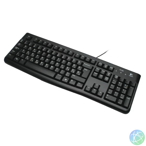 LOGITECH Billentyűzet USB OEM K120, Magyar, fekete (920-002640, 920-002491)