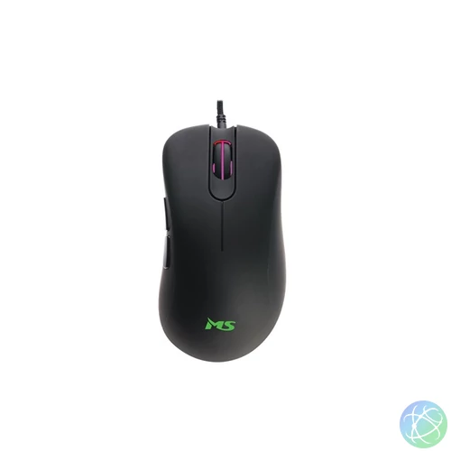 MS Egér, Gamer, Nemesis C325, vezetékes USB, fekete - RGB