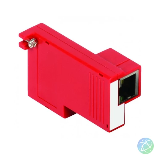 NIKOMAX LED panel, master modul RJ45-ös aljzattal, piros