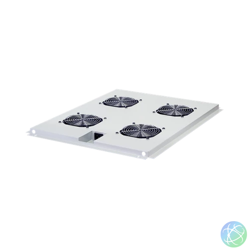 NIKOMAX Hűtő ventilátor modul, 800mm mély álló rack szekrényhez, szürke