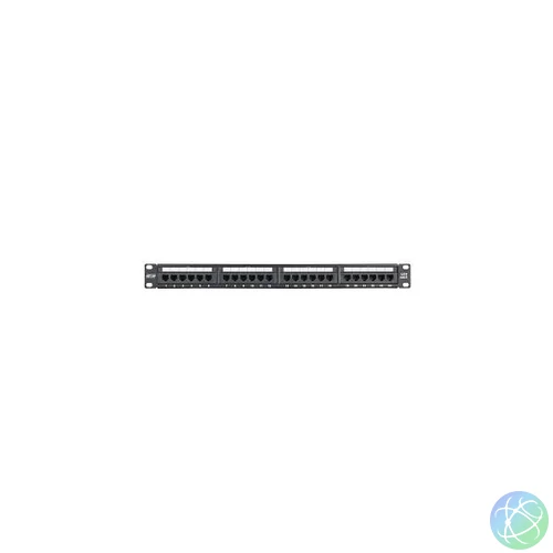 NIKOMAX Patch panel UTP, CAT6, 24 portos, szerszámmal szerelhető, 1U, 19" NETLAN
