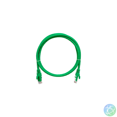 NIKOMAX Patch kábel S/FTP, CAT6a, PVC,   10m, zöld