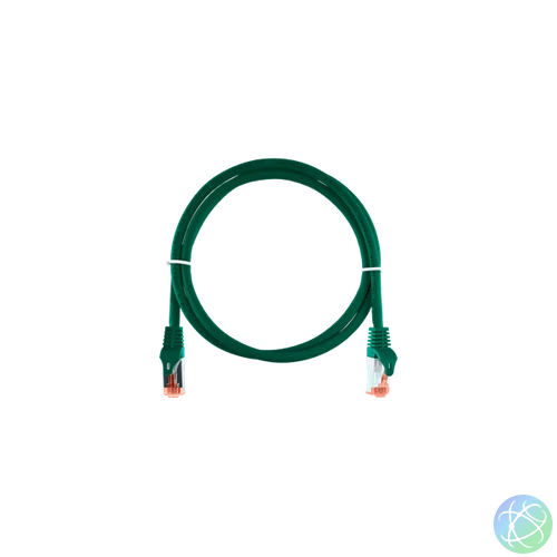 NIKOMAX Patch kábel S/FTP CAT6a LSOH, Essential Series,  15m, zöld