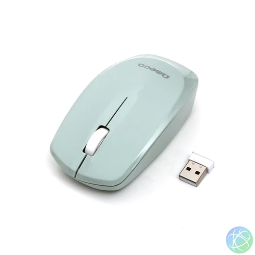 OMEGA Egér, Wireless, vezeték nélküli, 1200 DPI, menta