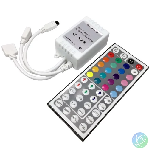 OPTONICA LED Szalag Dimmer 144W, 12A, távirányítóval - AC6307