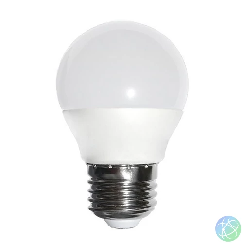 OPTONICA LED Gömb izzó, E27, 6W, meleg fehér fény, 480Lm, 2800K - SP1741