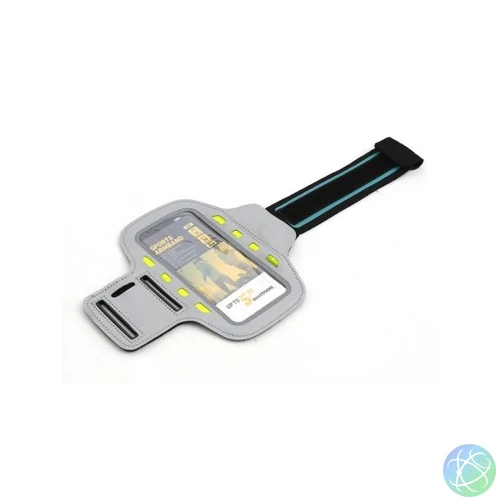 PLATINET Karpánt okostelefonhoz, LED-es, szürke