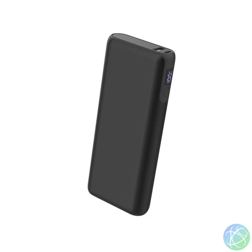 PLATINET Power Bank hordozható töltő 20000mAh, 2 USB-C, 65W, QC, Li-Ion, fekete
