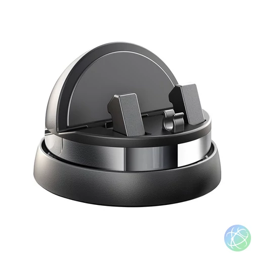 PLATINET Autós Mobiltelefon Tartó 4,7"-7"-es készülékekhez, műszerfalra, 360°-os elforgatható, fekete