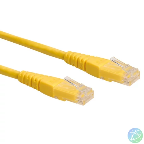 ROLINE Patch kábel UTP CAT6,   3m, sárga