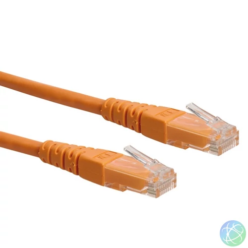 ROLINE Patch kábel UTP CAT6,   5m, narancs
