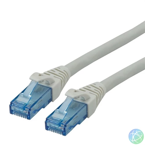 ROLINE Patch kábel UTP CAT6a LSOH, kihúzásgátló,   2m, szürke
