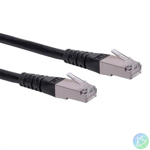 ROLINE Patch kábel S/FTP CAT6 (PiMF),   3m, fekete