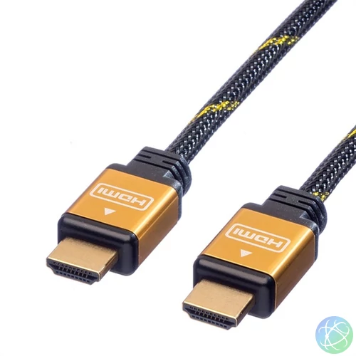 ROLINE Kábel HDMI - HDMI High Speed, Premium, 2K@60Hz, M/M,   5m, fekete