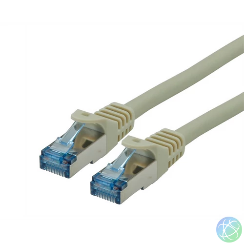 ROLINE Patch kábel S/FTP PATCH CAT6a LSOH,   7,5m, szürke