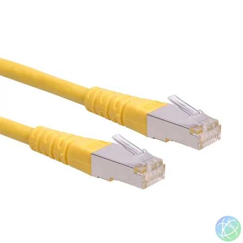 ROLINE Patch kábel S/FTP CAT6 (PiMF),  15m, sárga