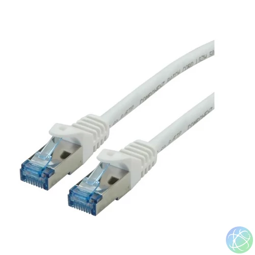 ROLINE Patch kábel S/FTP PATCH CAT6a LSOH,   3m, fehér