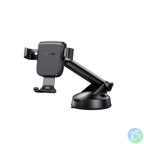 UGREEN Autós telefon gravitációs tartó 4,7" - 7" tapadókorongos, automata lock, szürke
