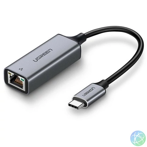UGREEN USB-C 10/100/1000M Ethernet Adapter, szürke