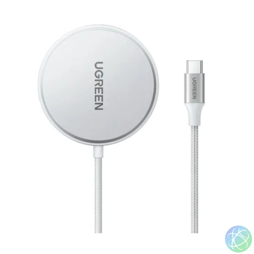 UGREEN vezeték nélküli töltő pad, 15W, Qi2, mágneses, fehér
