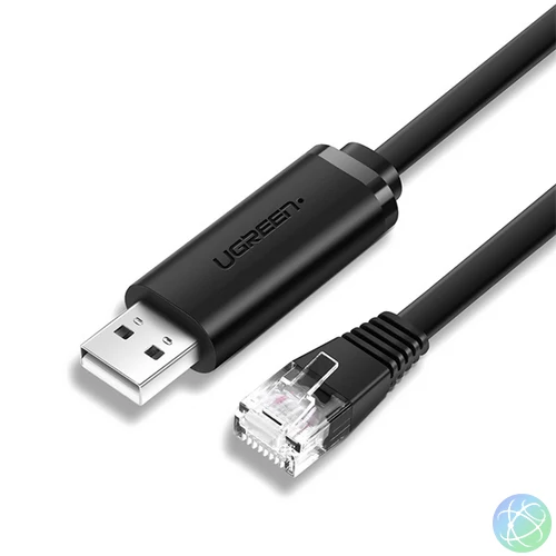 UGREEN Kábel USB-A - RJ45, M/M, 1,5m, fekete