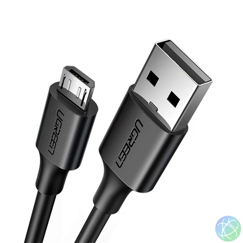 UGREEN Kábel USB 2.0 USB-A - Micro USB, M/M, 3m fekete
