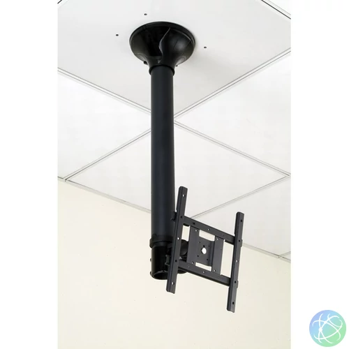 VALUE LCD TV/Monitor Mennyezeti tartó univerzális VESA 75mm-200mm, fekete