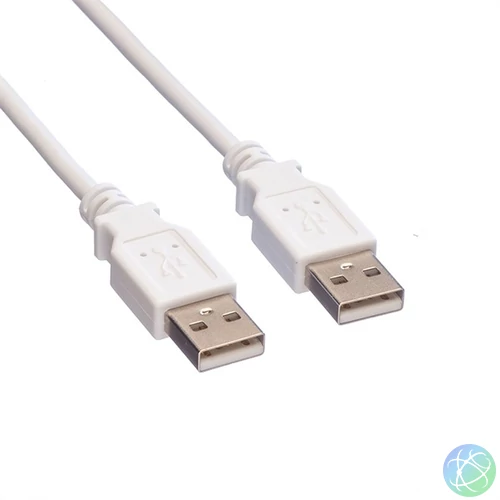 VALUE Kábel USB 2.0, A - A, M/M, fehér, 0,8m