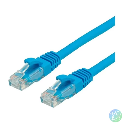 VALUE Patch kábel UTP CAT6a, kihúzás gátló, 20m, kék