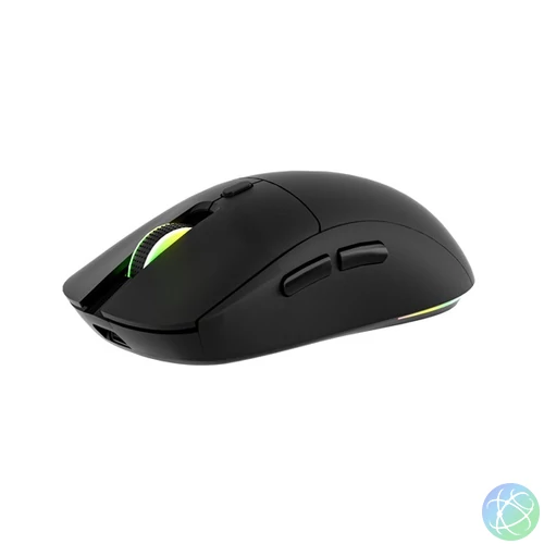 VARR Gaming Egér  vezeték nélküli, wireless + Bluetooth 2.4G, 6D, 3200 DPI, gamer, fekete