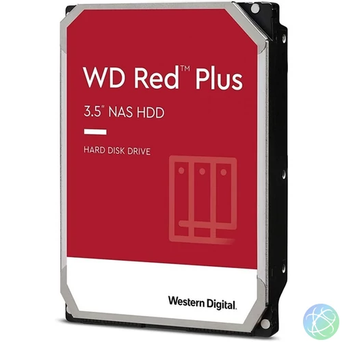 WD HDD SATA3 3,5" Red Plus  6TB (6000GB) 256MB 5400rpm