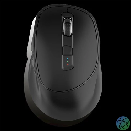 Advance Egér vezeték nélküli - ERGOFIT (4800 DPI, 6 gomb, ergonomikus, fekete)