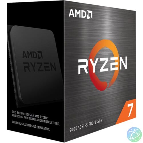 AMD Processzor - Ryzen 7 5800X (3800Mhz 32MBL3 Cache 7nm 105W AM4) BOX No Cooler