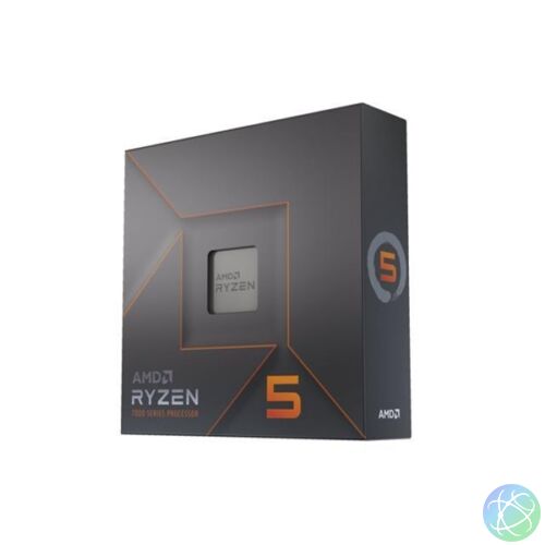 AMD Processzor - Ryzen 5 7600X (4700Mhz 32MBL3 Cache 5nm 105W AM5) BOX No Cooler