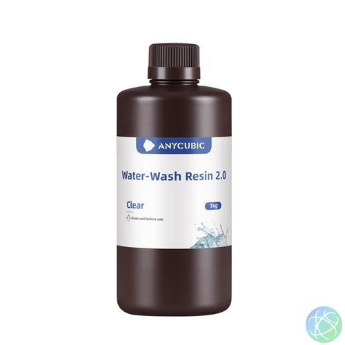 ANYCUBIC 3D Gyanta - Water Washable Resin Clear SSX2CL-102A (Átlátszó, 1kg)
