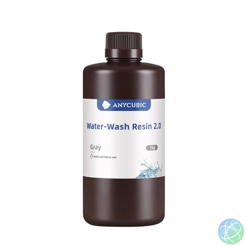 ANYCUBIC 3D Gyanta - Water Washable Resin Grey SSX2GY-102A (Szürke, 1kg)