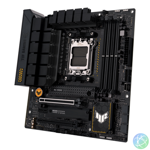 Asus Alaplap - AMD TUF GAMING B650M-PLUS AM5 (B650, Micro-ATX, 4xDDR5 6400+MHz, 4xSATA3, 2x M.2, HDMI+DP)