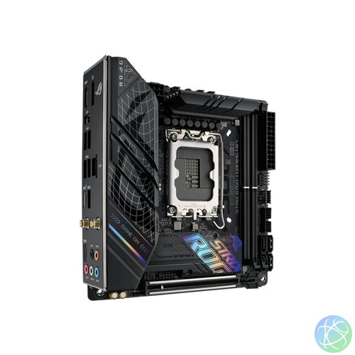 Asus Alaplap - Intel ROG STRIX B760-I GAMING WIFI s1700 (B760, 2xDDR5 7600MHz, 4xSATA3, 2xM.2, HDMI+DP)