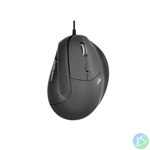 Bluestork Egér - M-W-ERGO (Ergonomic, 2.4G, 7200 DPI, optikai, fekete)