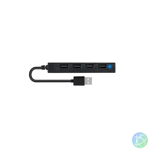 Conceptronic USB Hub - HUBBIES05B (4 port, USB2.0, fekete)