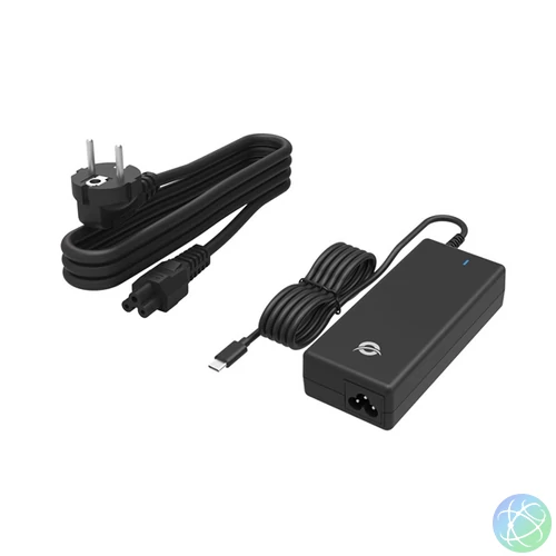 Conceptronic Univerzális Töltő adapter - OZUL03BE (USB-C, 100W, 5-20V, fekete)