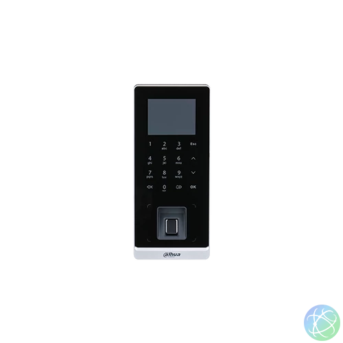 Dahua beléptető vezérlő - ASI2212H-DW (LCD kijelző, IC/ID card + kód + ujjlenyomat, RS-485/Wiegand/RJ45, I/O)