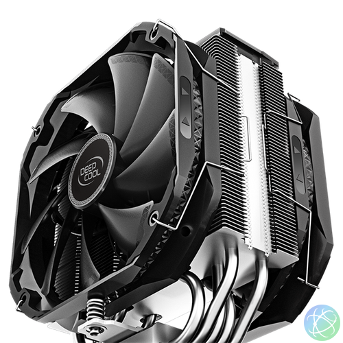DeepCool CPU Cooler - AS500 PLUS (29dB; max. 120,3 m3/h; 4pin csatlakozó; 5 db heatpipe, 12cm, PWM, RGB LED)