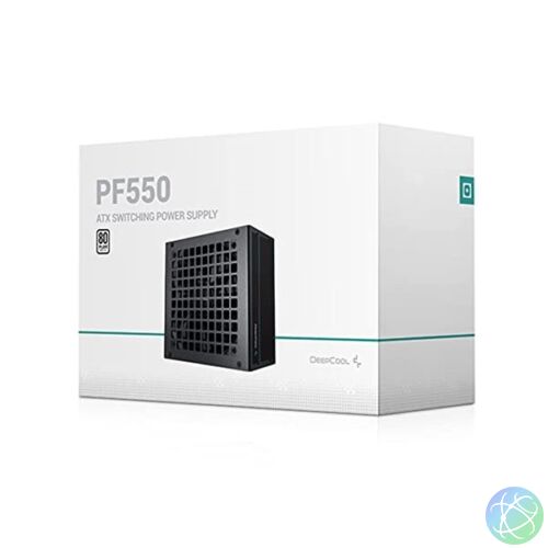 DeepCool Tápegység 550W - PF550 (80 Plus, Aktív PFC, 12cm )