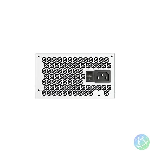 DeepCool Tápegység 750W - DQ750-M-V2L WH EU (80 Plus Gold, Aktív PFC, Full Moduláris, 12cm)