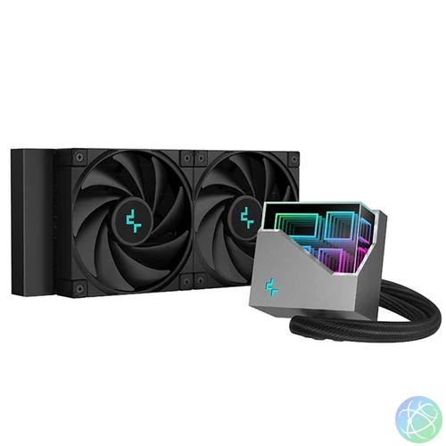 DeepCool CPU Water Cooler - LT520 (max 19dB; max. 145,86 m3/h; 2x12cm)