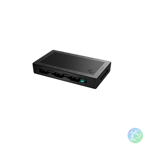 DeepCool Ventilátor tápkábel elosztó - SC790 (6 db 4pin, PWM, A-RGB )
