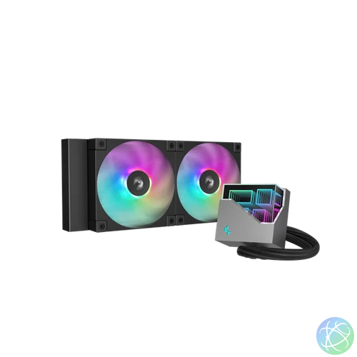 DeepCool CPU Water Cooler - LT240 ARGB (max 19dB; max. 145,86 m3/h; 2x12cm)